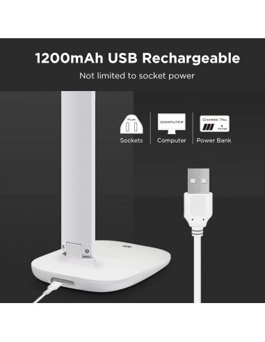 T802C Lampada da Scrivania LED con... T802C Lampada da Scrivania LED con...