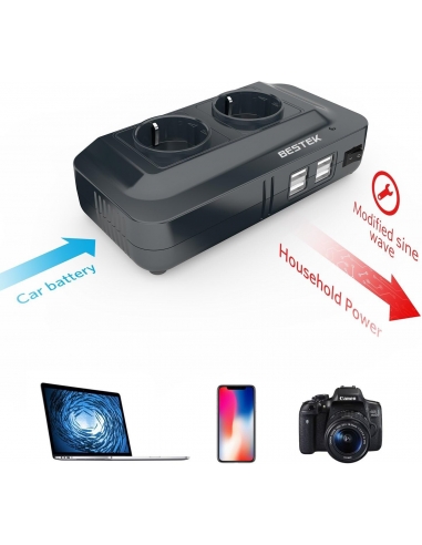 BESTEK MRI2013NU 200W Inverter Auto...