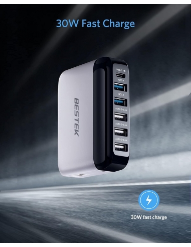 BESTEK Caricabatteria da auto 86 W...