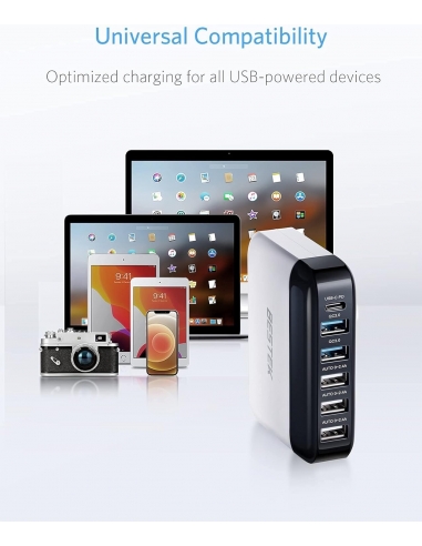 BESTEK Caricabatteria da auto 86 W...