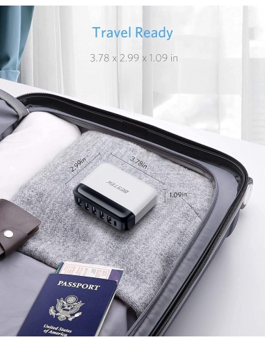 BESTEK Caricabatteria da auto 86 W...