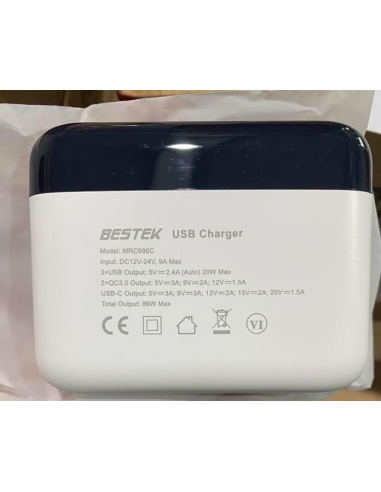 BESTEK Caricabatteria da auto 86 W...