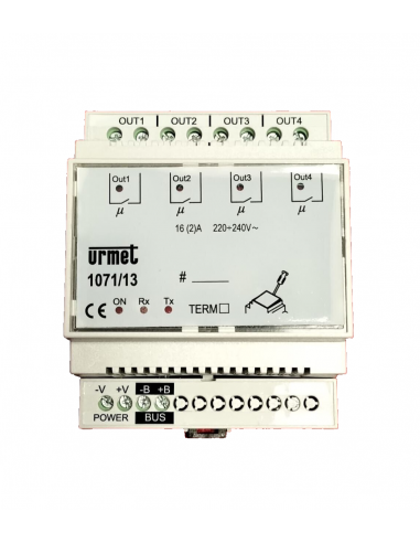 Urmet 1071/13 Modulo relè elettronico... Urmet 1071/13 Modulo relè elettronico...