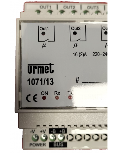 Urmet 1071/13 Modulo relè elettronico... Urmet 1071/13 Modulo relè elettronico...