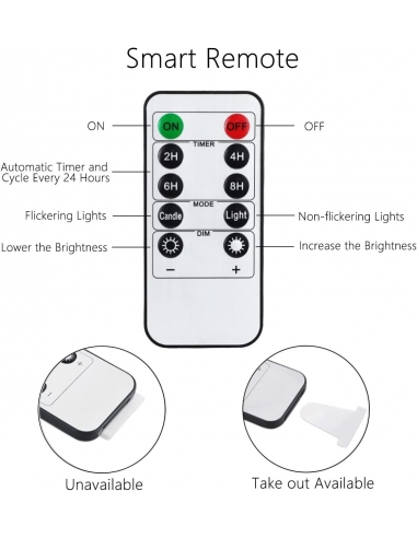 Candele decorativa LED con... Candele decorativa LED con...