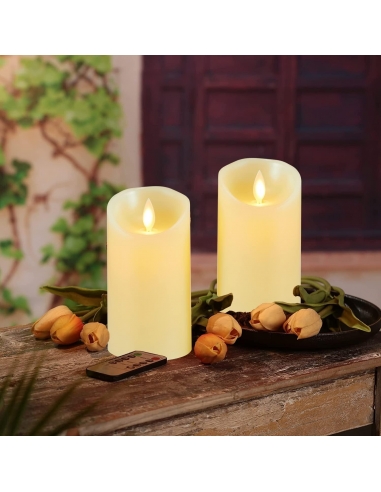 2x Candele decorativa LED Telecomando... 2x Candele decorativa LED Telecomando...