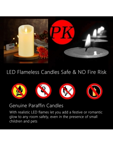 2x Candele decorativa LED Telecomando... 2x Candele decorativa LED Telecomando...
