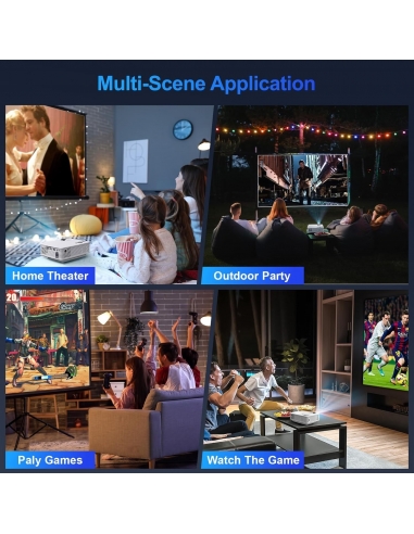Miden GP9 Mini Proiettore 1080P Full...