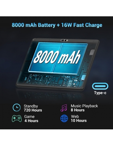 FASTWD 2025 Newest Tablet 10 Pollici...