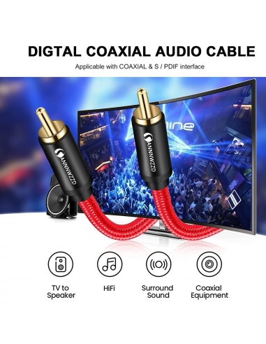 ANNNWZZD Cavo Coassiale Audio ,Cavo... ANNNWZZD Cavo Coassiale Audio ,Cavo...