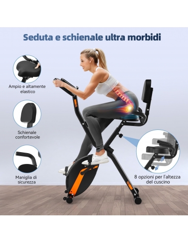 VANNECT Cyclette Pieghevole con... VANNECT Cyclette Pieghevole con...