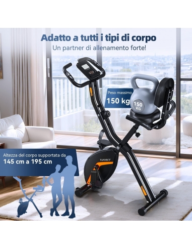 VANNECT Cyclette Pieghevole con... VANNECT Cyclette Pieghevole con...