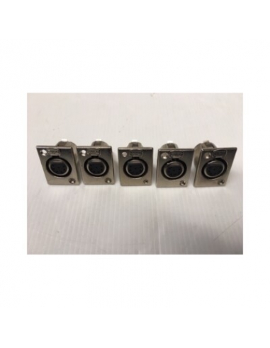 Kit 5 Neutrik NC7FD-LX Connettore XLR... Kit 5 Neutrik NC7FD-LX Connettore XLR...