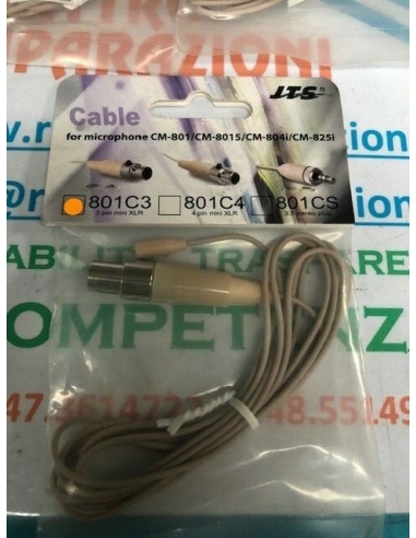 JTS 801C3 Cavo Connessione microfoni... JTS 801C3 Cavo Connessione microfoni...