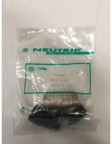 Neutrik NC4MX Connettore XLR Spina...