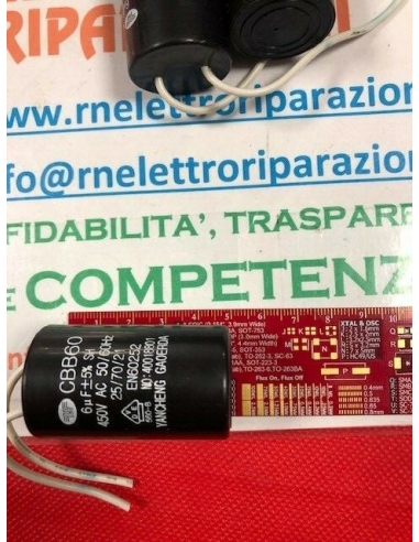 6mf 450v Condensatore per motori (3...
