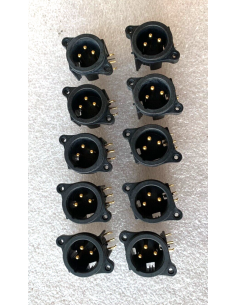 10pcs CONNETTORE XLR...