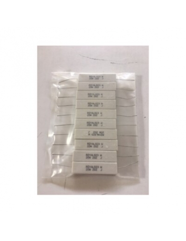 Kit 10 Resistenze Ceramiche 2,2 ohm... Kit 10 Resistenze Ceramiche 2,2 ohm...