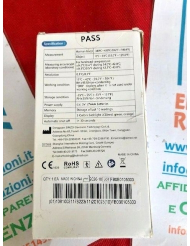 Termometro digitale a infrarossi... Termometro digitale a infrarossi...