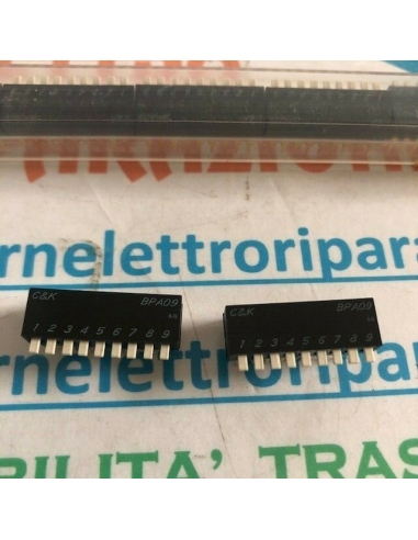 Dip Switches BPA09B C&K 9 Contatti 5...