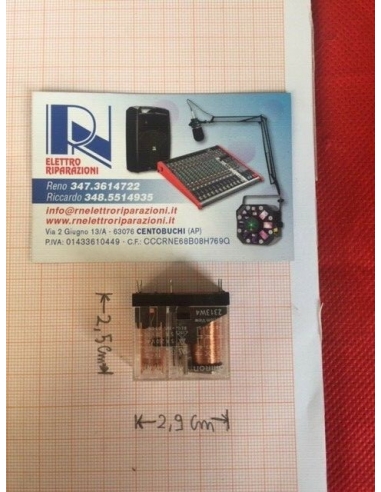 10 pcs Relè 24V 5A monostabile Omron...