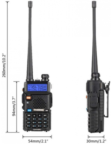 BAOFENG UV-5R RICETRASMITTENTE... BAOFENG UV-5R RICETRASMITTENTE...