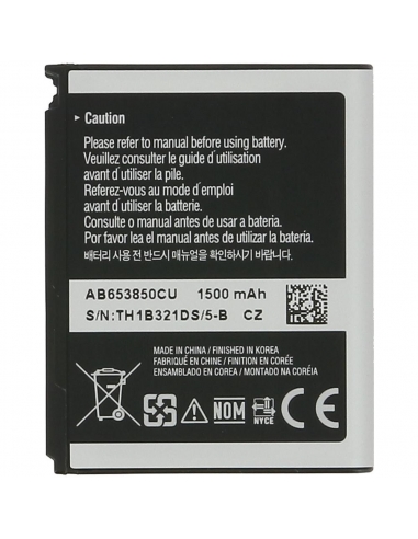 Batteria Samsung originale ab653850cu Batteria Samsung originale ab653850cu