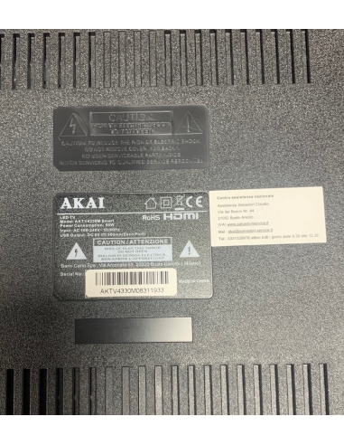 COPPIA ALTOPARLANTI PER TV AKAI...