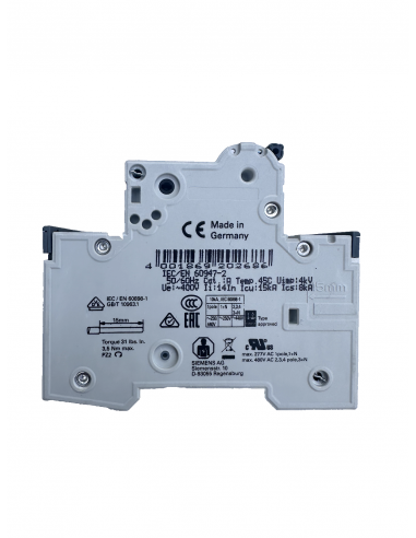 SIEMENS Interruttore5SY8440-8 +...