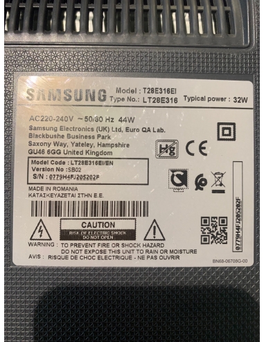 KIT 2 BARRE LED SAMSUNG T28E316EI...