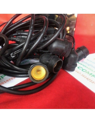 Catena luminosa E27 pendente con 10...