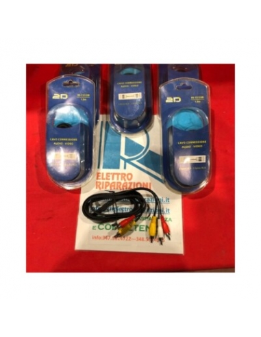 Cavo audio video 3RCA-RCA maschio...