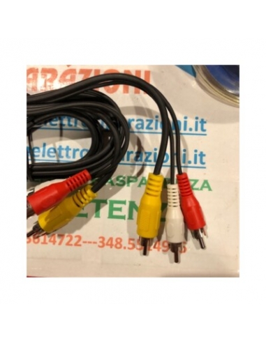 Cavo audio video 3RCA-RCA maschio...
