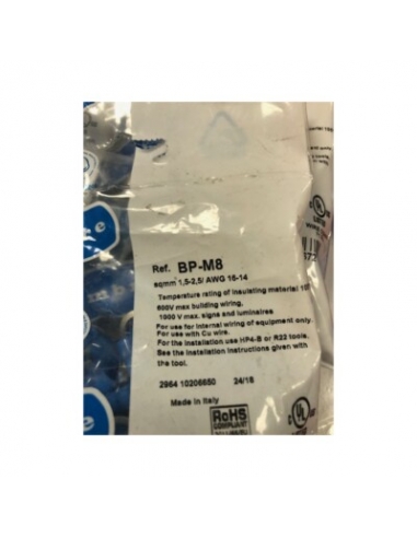 BP-M8 CEMBRE CAPICORDA 100pz BP-M8 CEMBRE CAPICORDA 100pz
