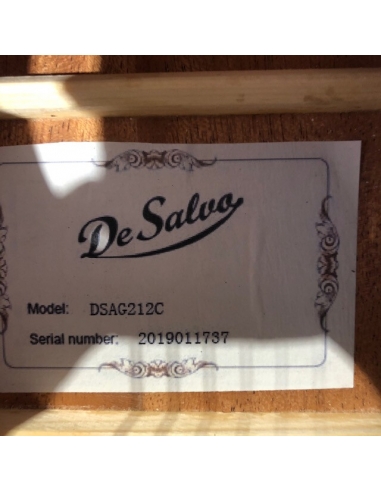 Chitarra acustica DS AG212C DeSalvo... Chitarra acustica DS AG212C DeSalvo...