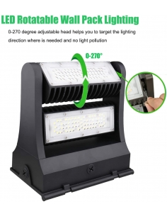 Lampada da parete rotante a... 2