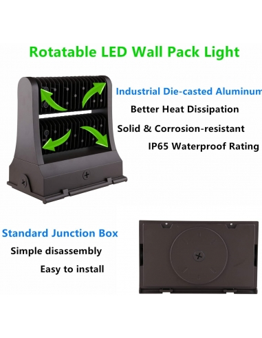 Lampada da parete rotante a LED da 80...