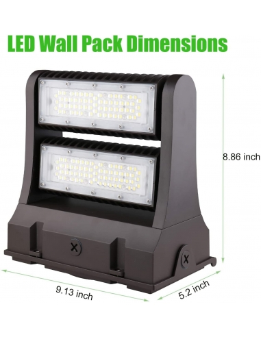 Lampada da parete rotante a LED da 80...