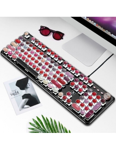 TASTIERA DESKTOP PORTATILE RETRO' USB... TASTIERA DESKTOP PORTATILE RETRO' USB...