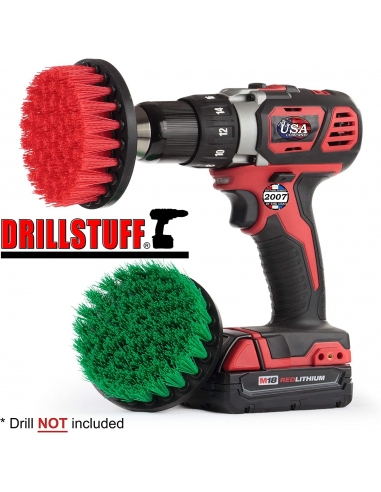 Spazzole trapano Drillstuff pulizia... Spazzole trapano Drillstuff pulizia...