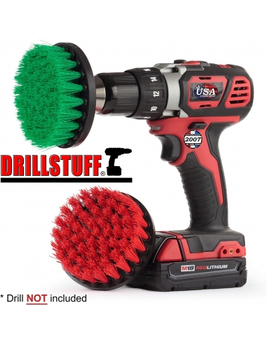 Spazzole trapano Drillstuff pulizia... Spazzole trapano Drillstuff pulizia...
