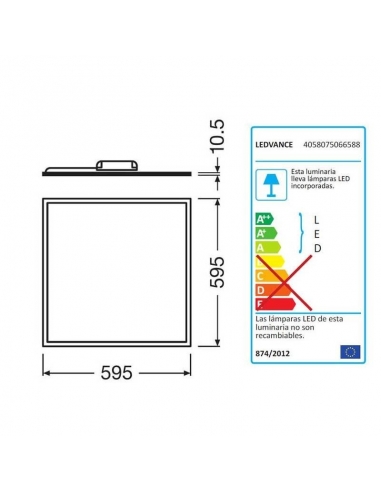 Osram  Ledvance Pannello Led 600 UGR... Osram  Ledvance Pannello Led 600 UGR...