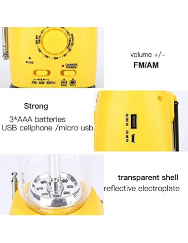 Bnineteenteam Luce da campeggio a LED...