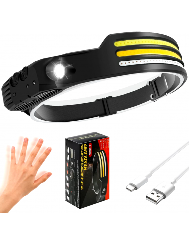 Lampada Frontale Torcia LED...