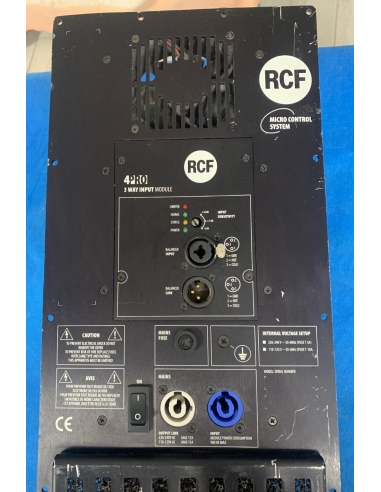 Amplificatore completo RCF 4PRO6001-A... Amplificatore completo RCF 4PRO6001-A...