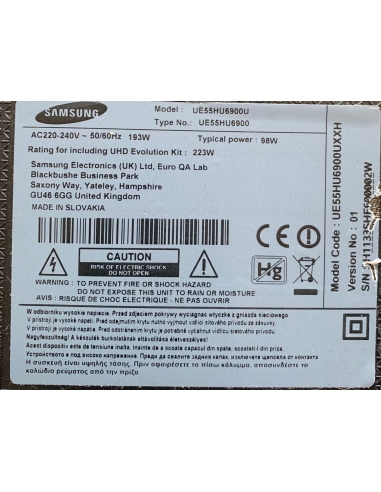 BN94-07578F SCHEDA PRINCIPALE SAMSUNG...