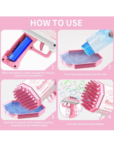 Bubble Gun - Mitragliatrice a bolle...