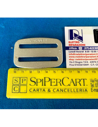 5 x Fibbia Carabelli piatta in... 5 x Fibbia Carabelli piatta in...