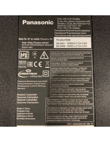 Modulo Tcon T430HVN01.0 CTRL BD...