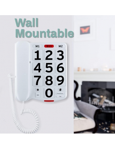 Big Button Phone Telefono con filo...